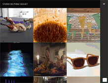 Tablet Screenshot of delphinehuguet.com